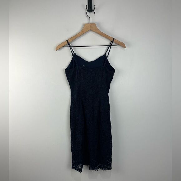 Fraiche by J Navy Lace Overlay Bodycon Dress S NWT - Picture 6 of 6